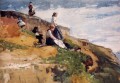 En el acantilado Realismo pintor marino Winslow Homer